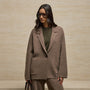 Cashmere Knit Blazer in Fox | James Perse Los Angeles
