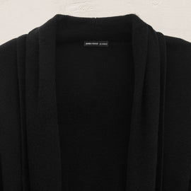 Long Cashmere Cardigan in Black | James Perse Los Angeles