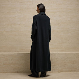 Long Cashmere Cardigan in Black | James Perse Los Angeles