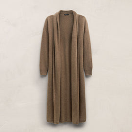 Long Cashmere Cardigan in Fox | James Perse Los Angeles