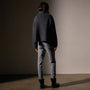 Recycled Cashmere Pullover in Charcoal Marl | James Perse Los Angeles