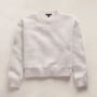 Fuzzy Cashmere Crew Neck in Pearl | James Perse Los Angeles