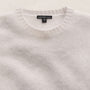 Fuzzy Cashmere Crew Neck in Pearl | James Perse Los Angeles