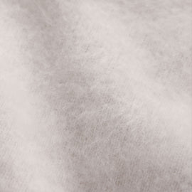 Fuzzy Cashmere Crew Neck in Pearl | James Perse Los Angeles FLAT
