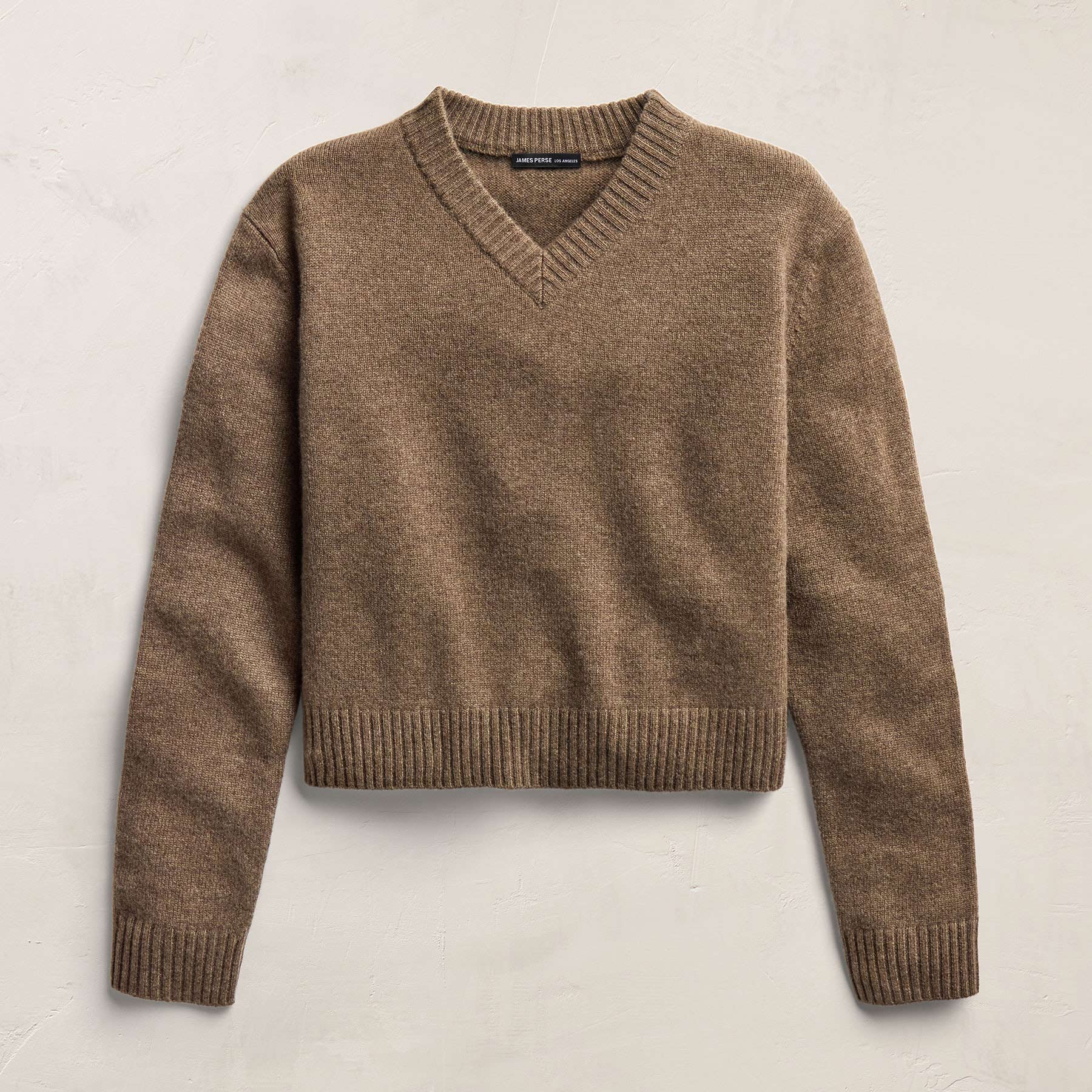 V Neck Cashmere Sweater - Fox