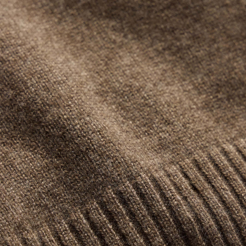 V Neck Cashmere Sweater - Fox