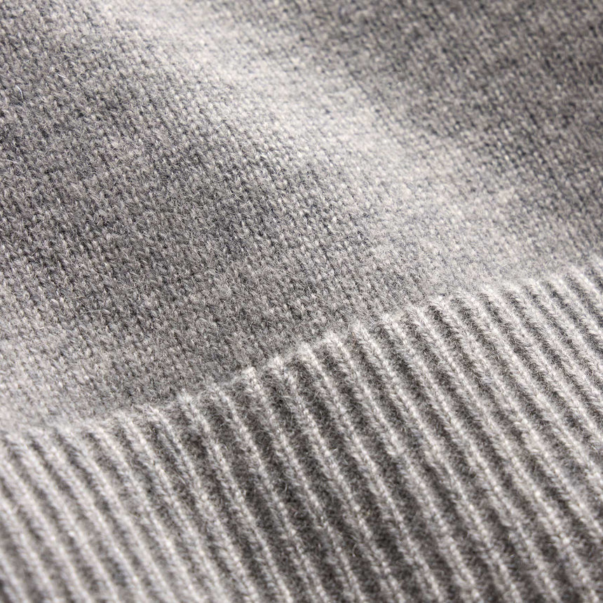 Cashmere Crew Neck Sweater - Heather Grey | James Perse Los Angeles