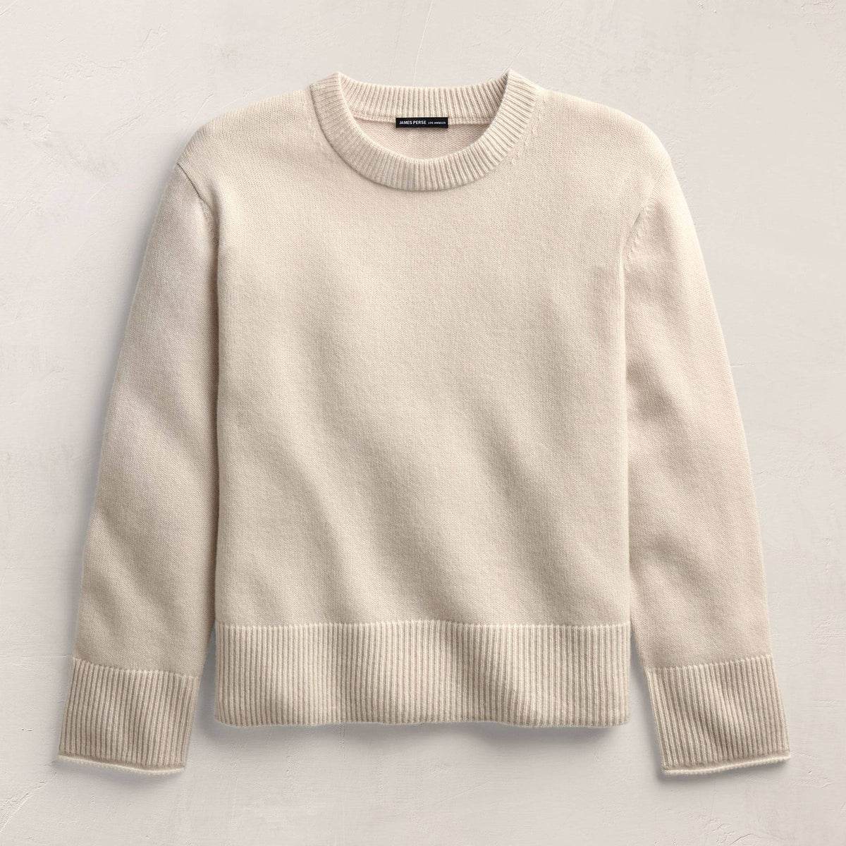 Cashmere Crew Neck Sweater - Ivory