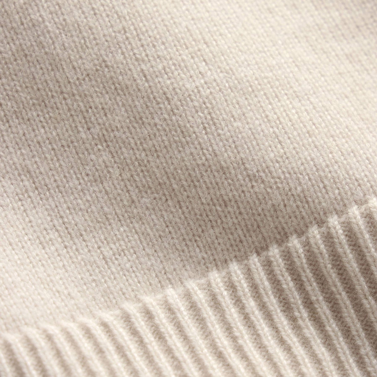 Cashmere Crew Neck Sweater - Ivory