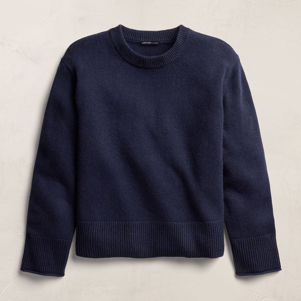 Cashmere Crew Neck Sweater - Navy