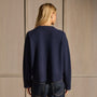 Cashmere Crew Neck Sweater - Navy | James Perse Los Angeles