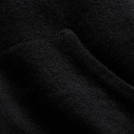 Recycled Cashmere Zip Up Hoodie in Black | James Perse Los Angeles