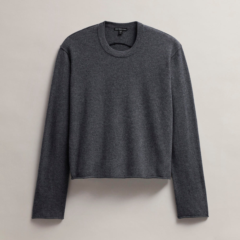 Women's Grateful Dead Crew Neck Sweater in Flannel/Black | James Perse Los Angeles