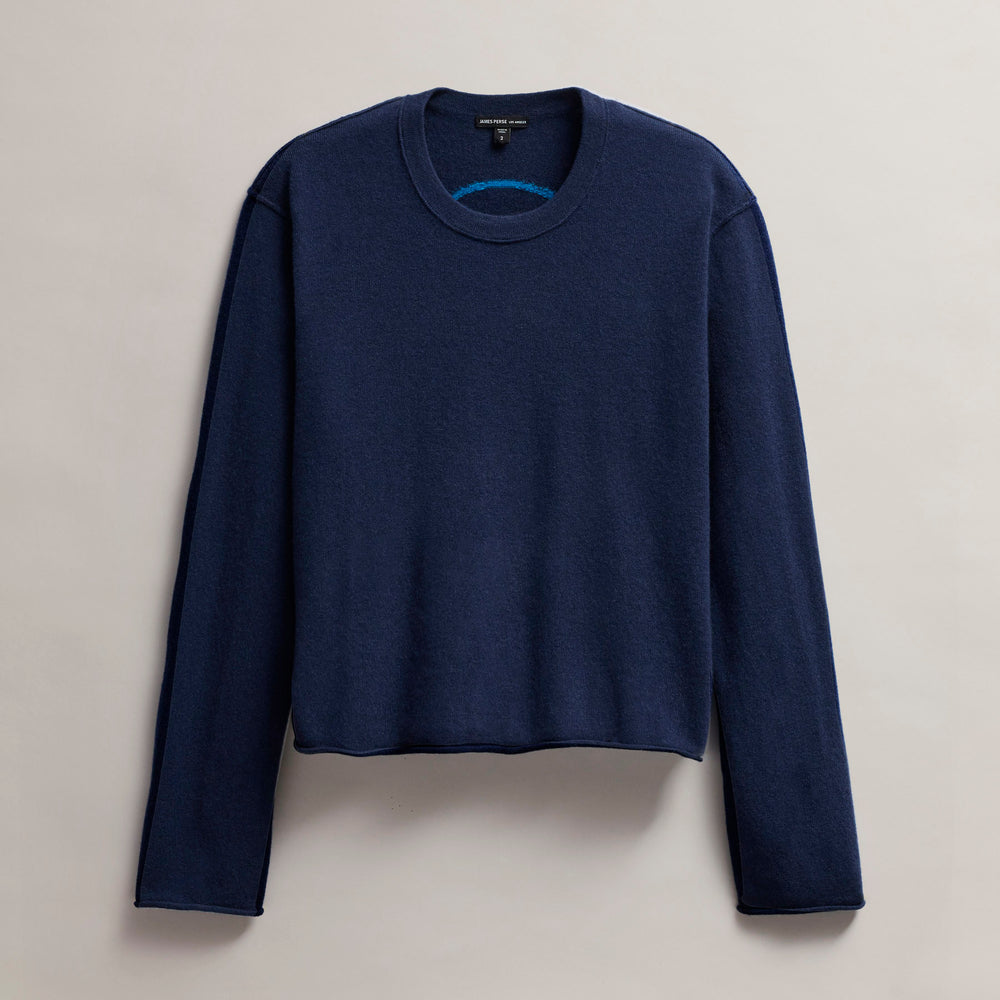 Women's Grateful Dead Crew Neck Sweater in Prussian/ Teal | James Perse Los Angeles