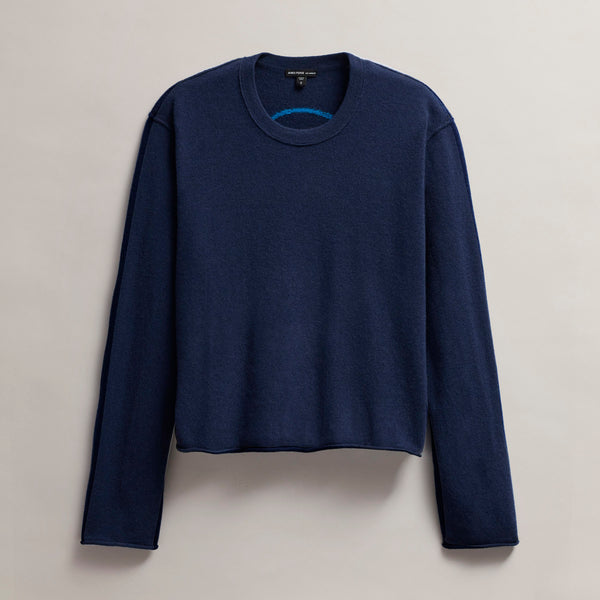 Women's Grateful Dead Crew Neck Sweater in Prussian/ Teal | James Perse Los Angeles