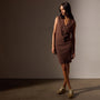 Recycled Cashmere Rib Mini Skirt in Americano | James Perse Los Angeles