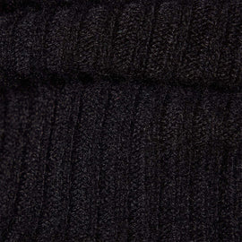 Recycled Cashmere Rib Mini Skirt in Black | James Perse Los Angeles