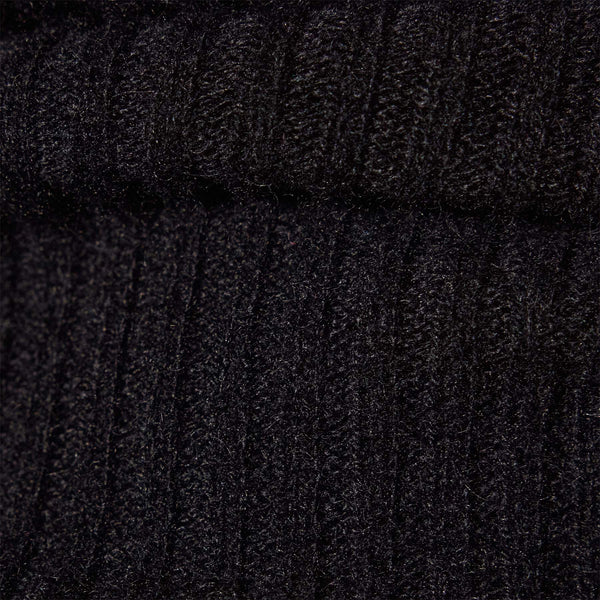 Recycled Cashmere Rib Mini Skirt in Black | James Perse Los Angeles