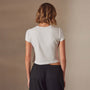 Short Sleeve Sport Tee in White | James Perse Los Angeles