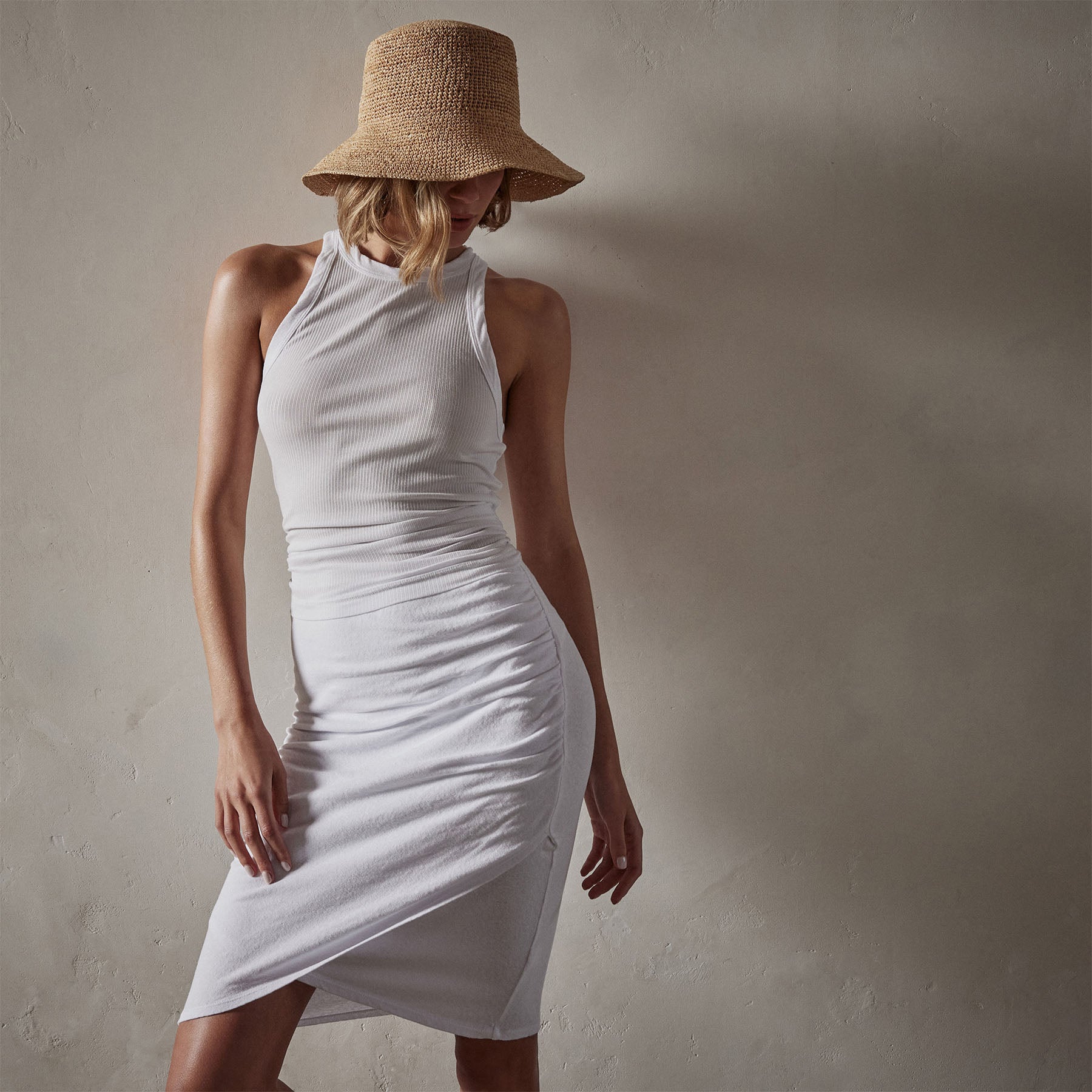Horizon Skirt in White | James Perse Los Angeles