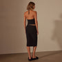 Recycled Brushed Jersey Skirt in Black | James Perse Los Angeles