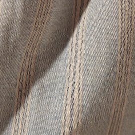 Relaxed Striped Baja Shirt in Light Blue Stripe | James Perse Los Angeles