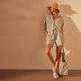 Relaxed Striped Baja Shirt in Light Blue Stripe | James Perse Los Angeles