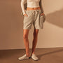 Relaxed Striped Baja Short in Light Blue Stripe | James Perse Los Angeles
