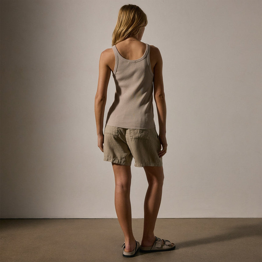 Tubular Rib Tank in Faint | James Perse Los Angeles