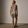 Tubular Rib Tank in Faint | James Perse Los Angeles