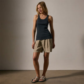 Tubular Rib Tank in Magma | James Perse Los Angeles