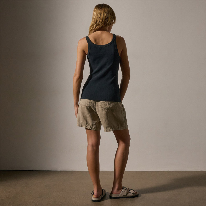 Tubular Rib Tank in Magma | James Perse Los Angeles