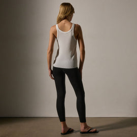 Tubular Rib Tank in White | James Perse Los Angeles