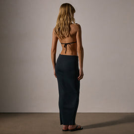 Tubular Rib Pencil Skirt in Magma | James Perse Los Angeles