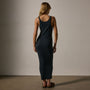Tubular Rib Tank Dress in Magma | James Perse Los Angeles