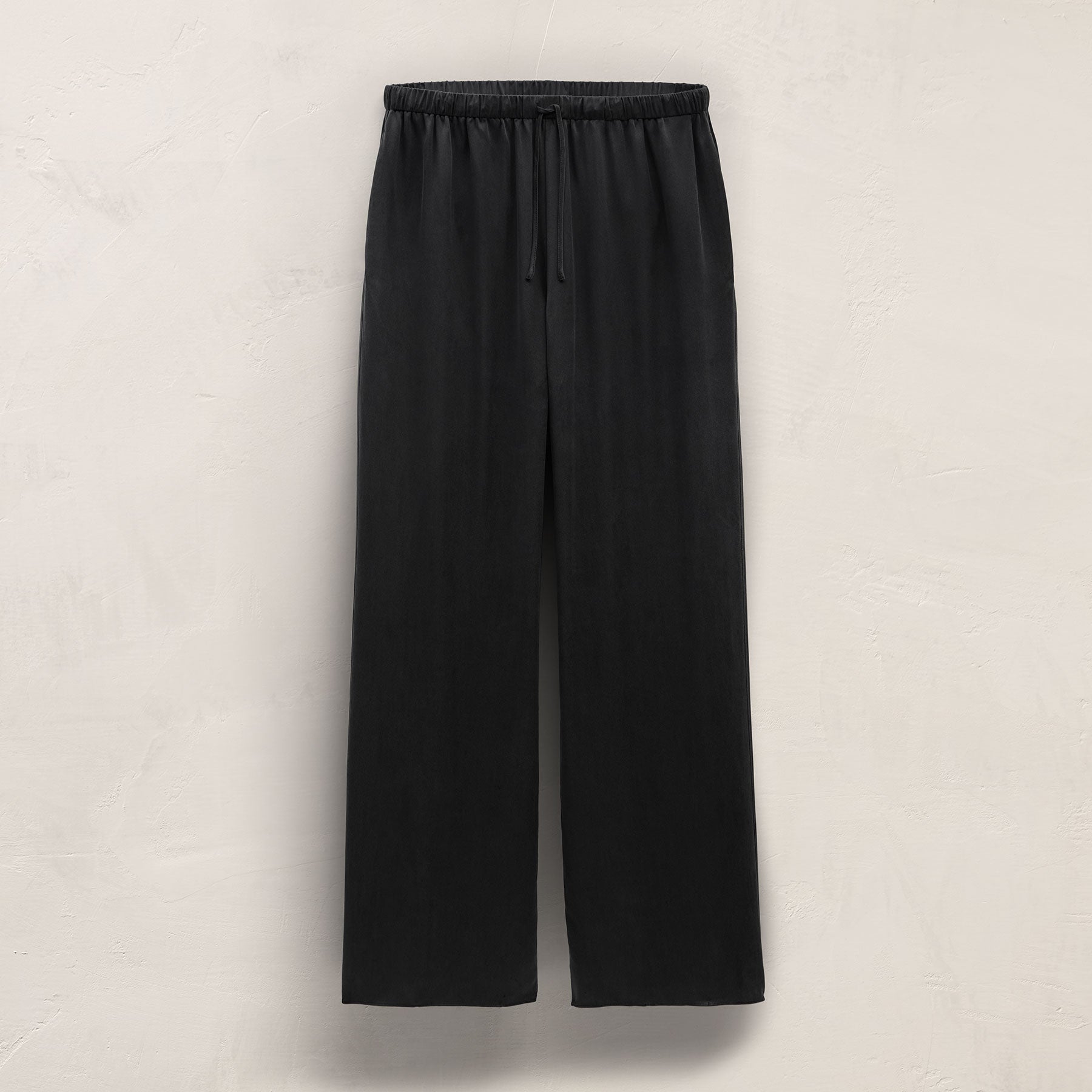 Silk Charmeuse Drawstring Pant In Black | James Perse Los Angeles