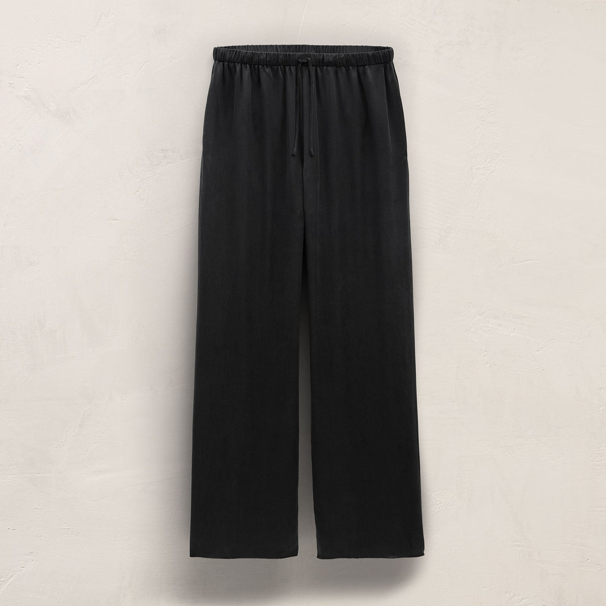 Silk Charmeuse Drawstring Pant in Black | James Perse Los Angeles
