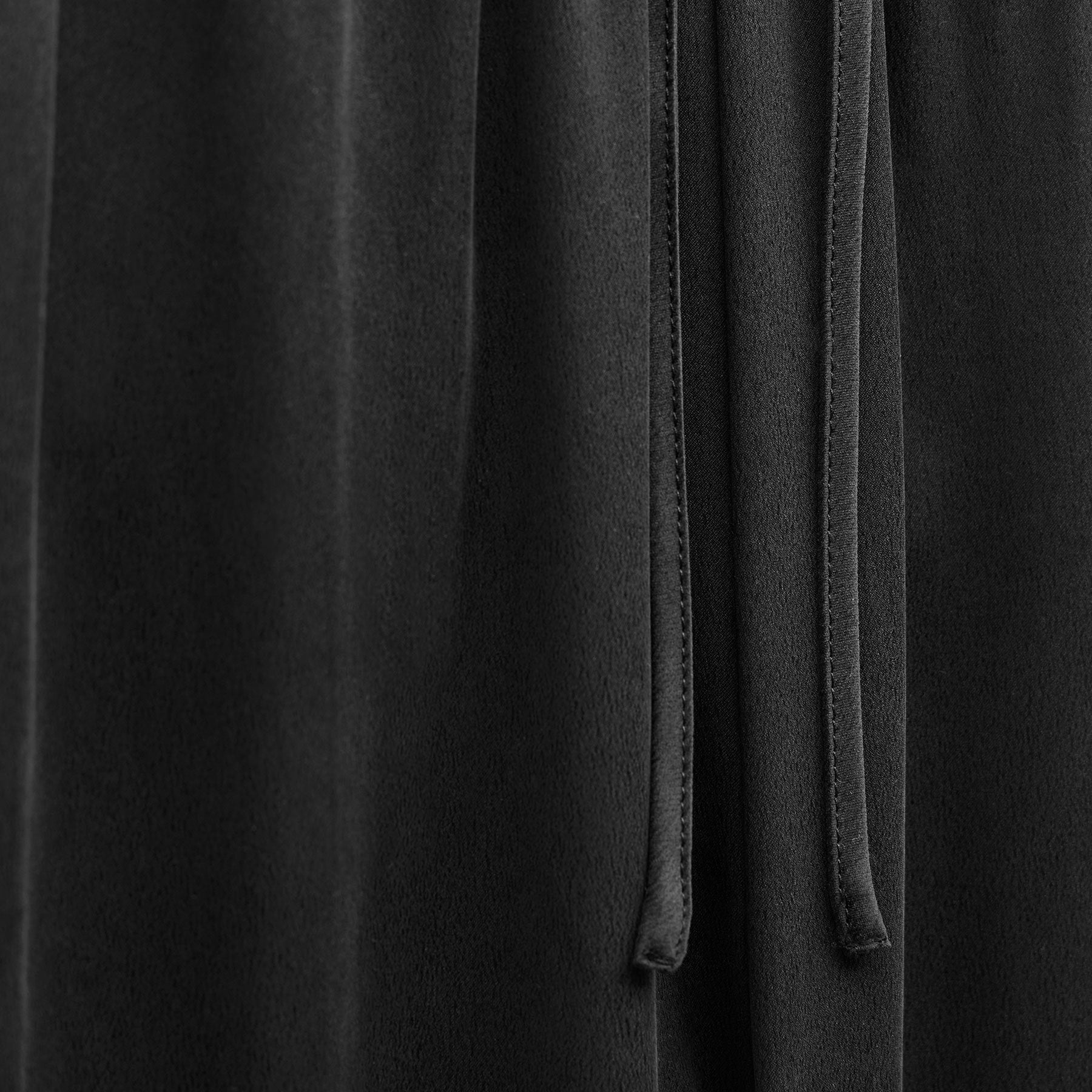 Silk Charmeuse Drawstring Pant in Black | James Perse Los Angeles