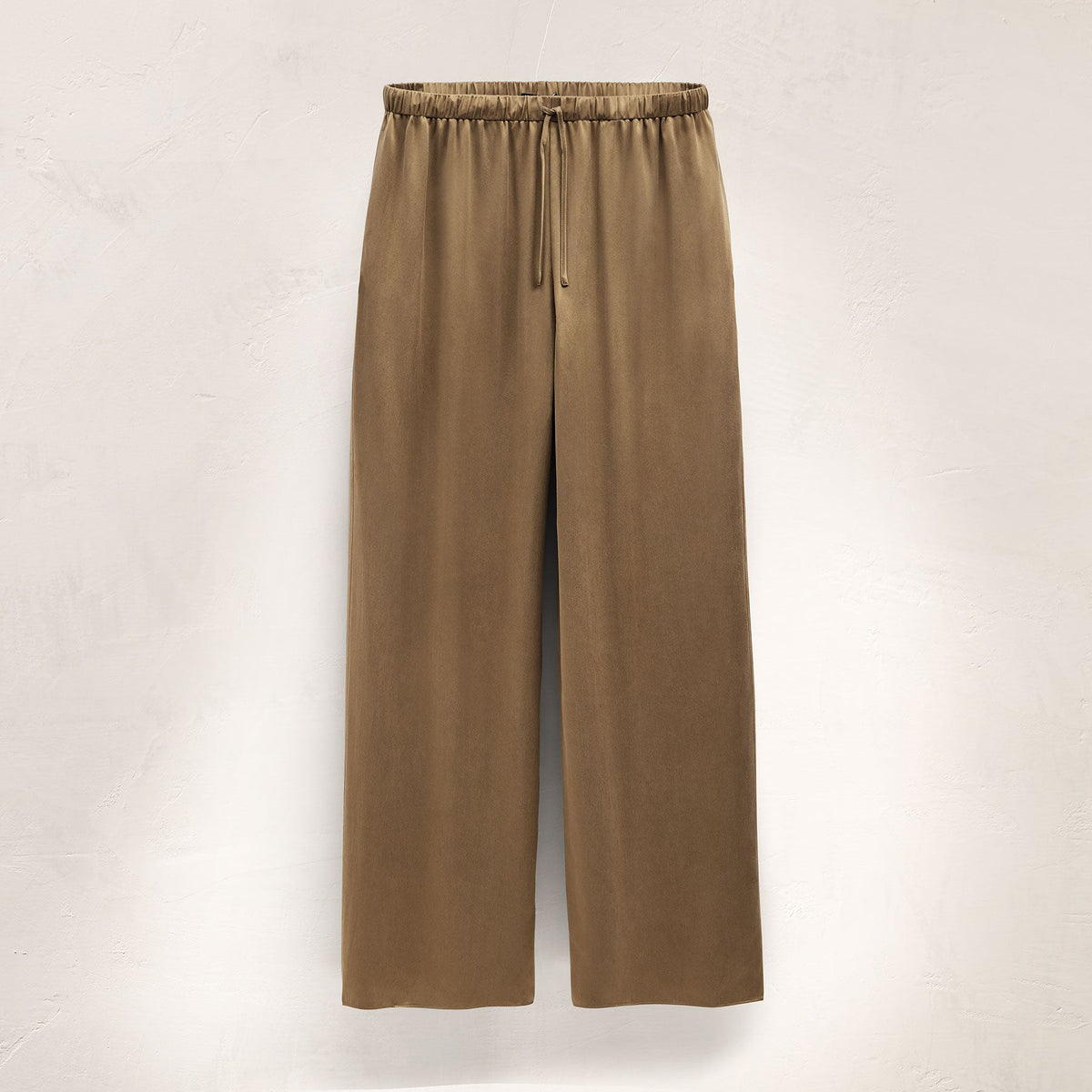 Silk Charmeuse Drawstring Pant in Honey | James Perse Los Angeles