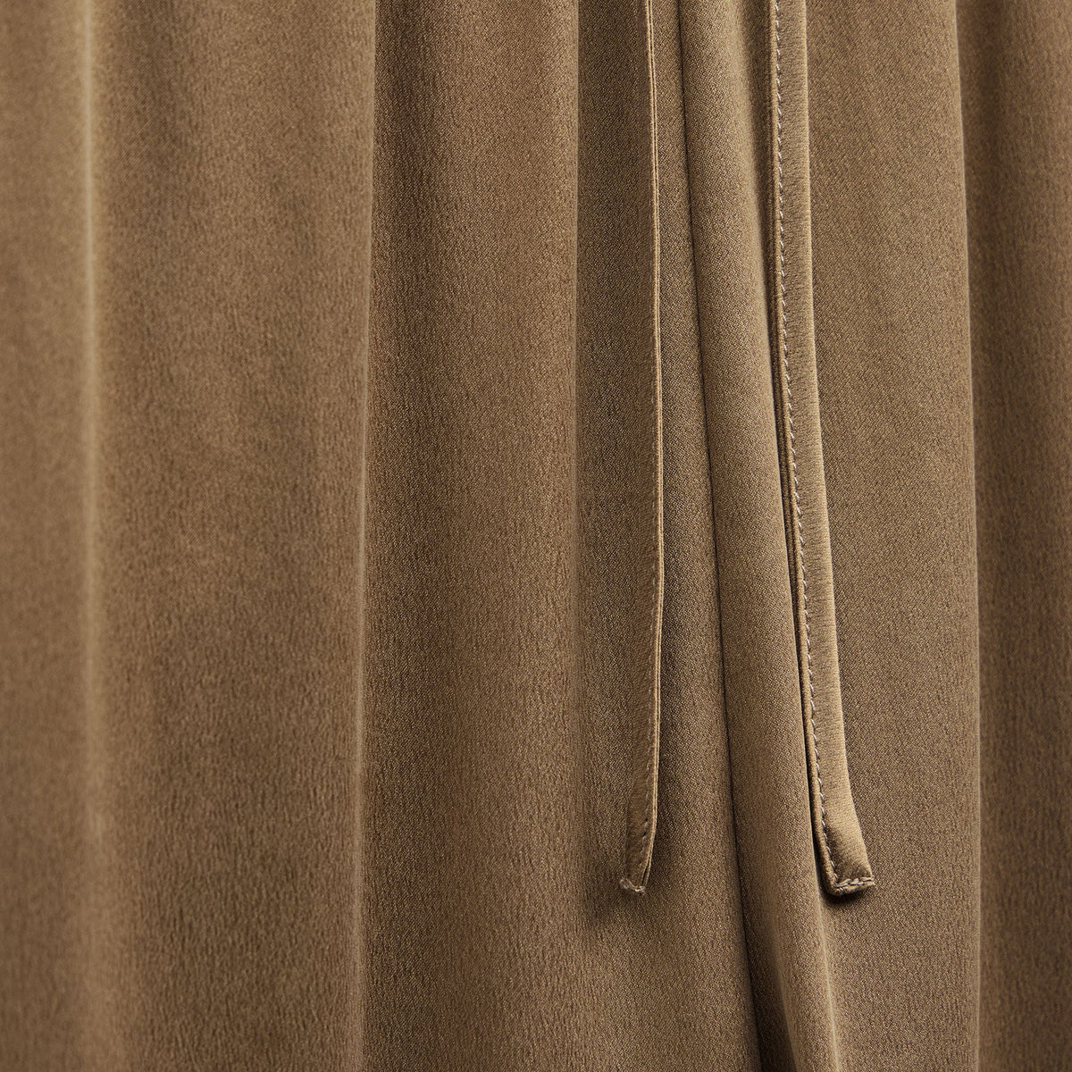 Silk Charmeuse Drawstring Pant in Honey | James Perse Los Angeles