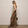Silk Charmeuse Drawstring Pant in Honey | James Perse Los Angeles