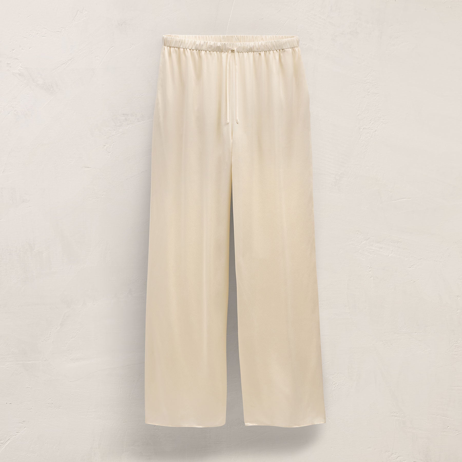 Silk Charmeuse Drawstring Pant in Ivory | James Perse Los Angeles