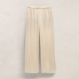 Silk Charmeuse Drawstring Pant in Ivory | James Perse Los Angeles