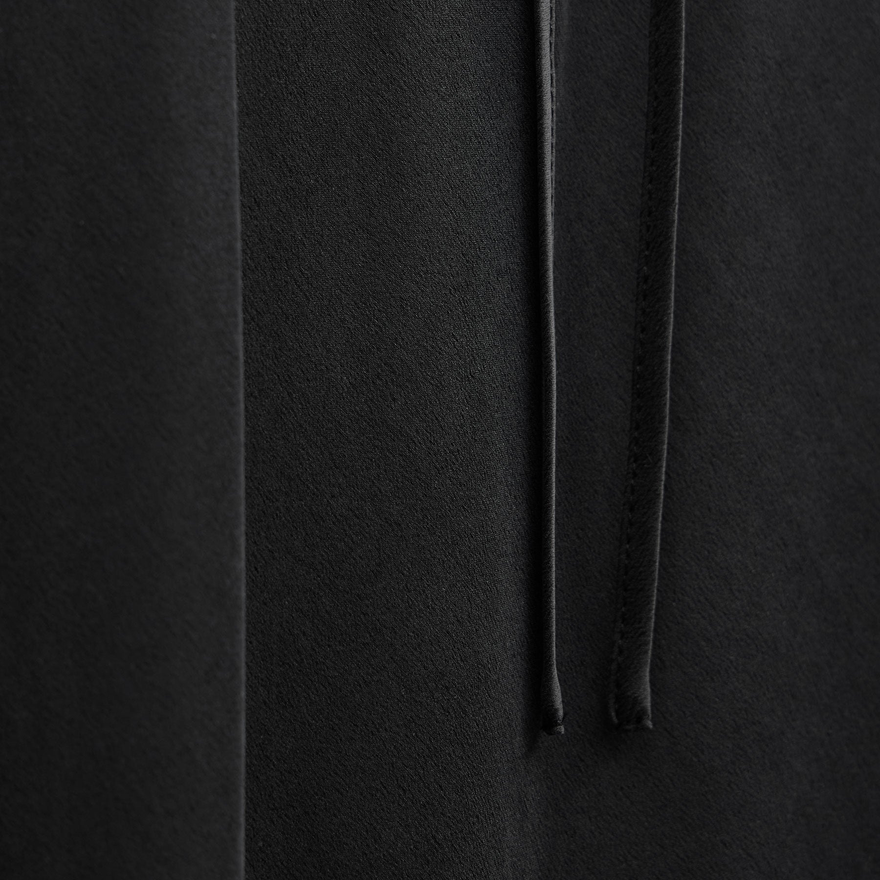 Silk Charmeuse Drawstring Skirt in Black | James Perse Los Angeles