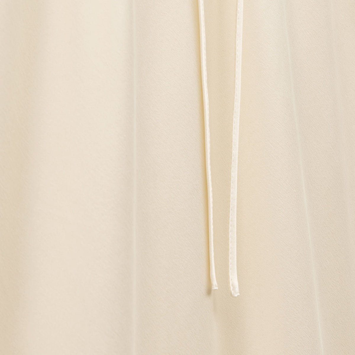 Silk Charmeuse Drawstring Skirt in Ivory | James Perse Los Angeles