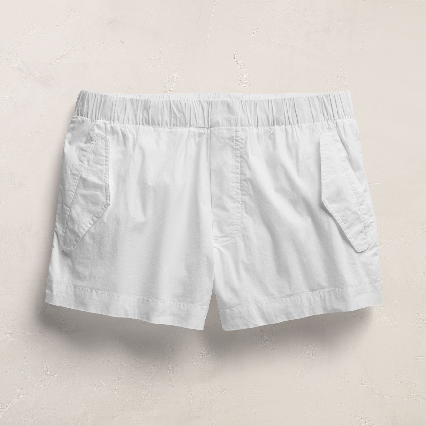 Stretch Poplin Surplus Short in White | James Perse Los Angeles