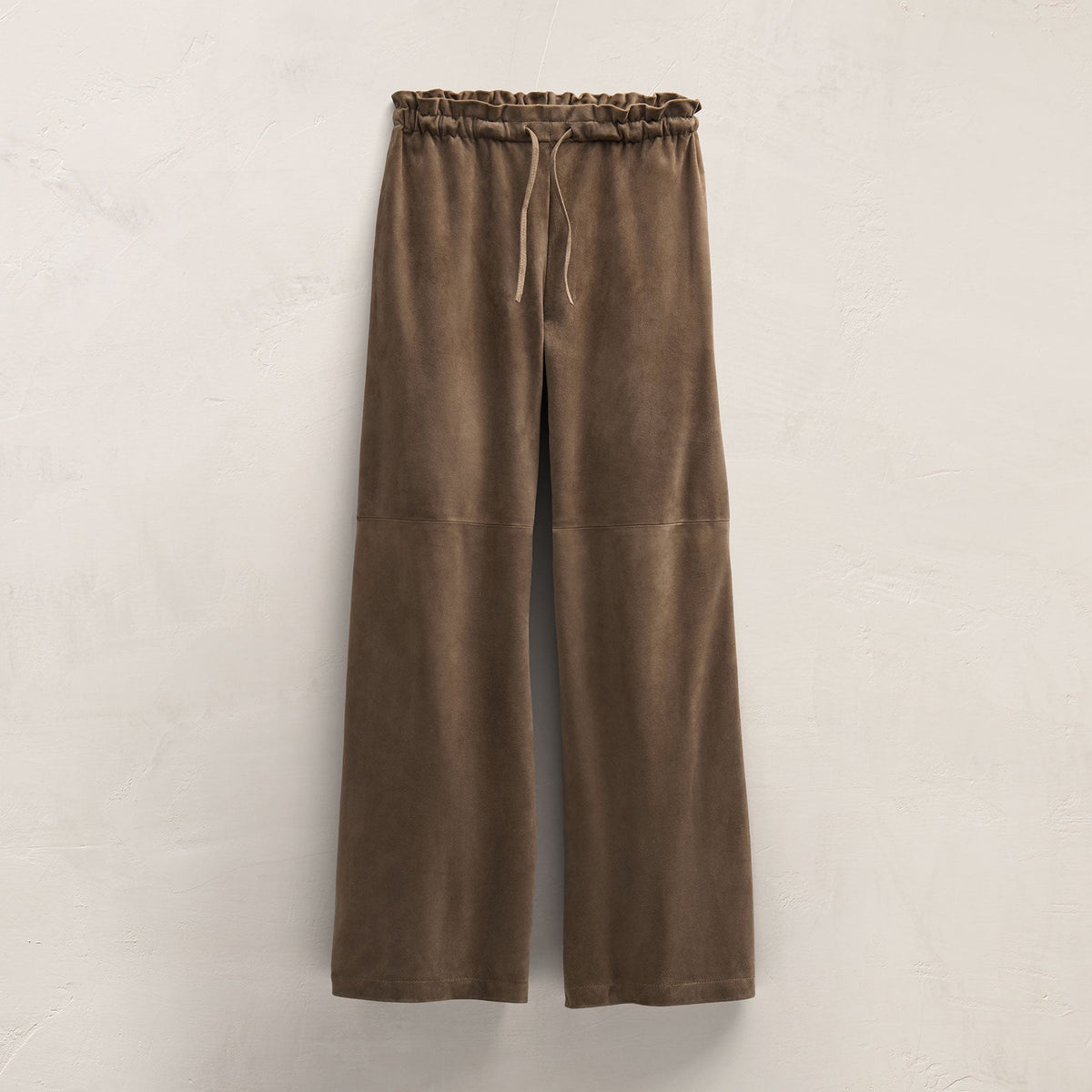 Suede Paperbag Pant in Caribou | James Perse Los Angeles