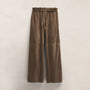 Suede Paperbag Pant in Caribou | James Perse Los Angeles