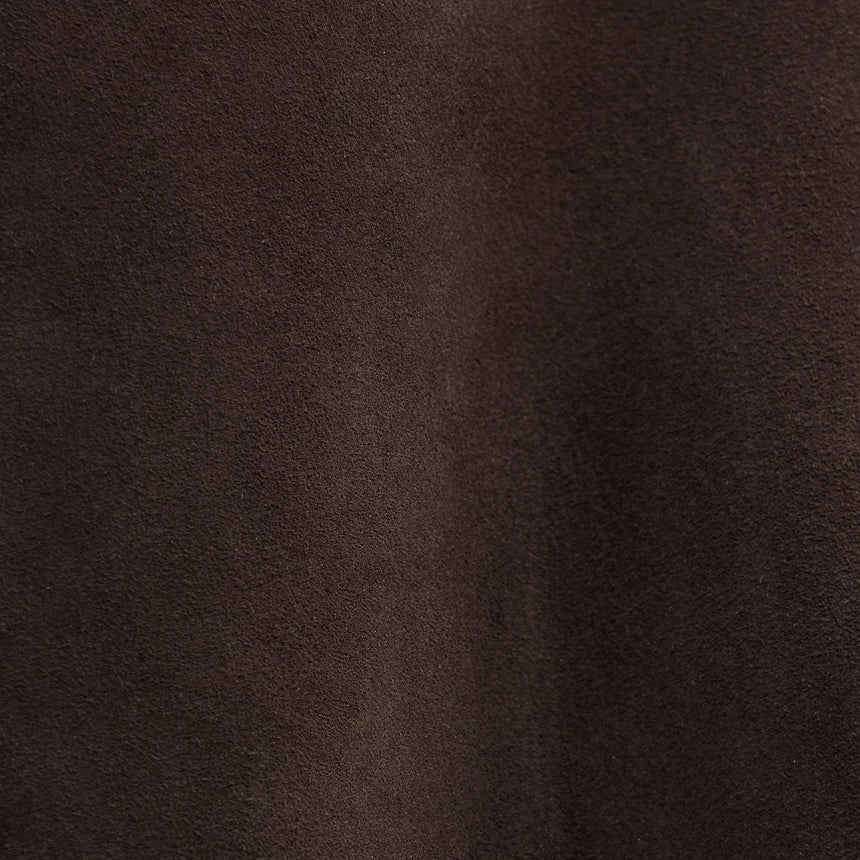 Long Suede Hooded Jacket in Kona | James Perse Los Angeles FLAT