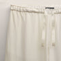 Washed Silk Wide Cuff Pant in Ivory | James Perse Los Angeles